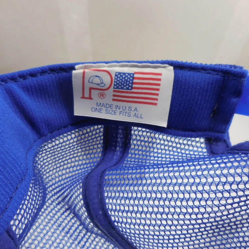 Vintage Pontiac Firebird Trans Am Trucker Hat Blue Mesh Snapback USA Eagle 80s